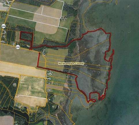 321.55 Acres of Land for Sale in Cape Charles, Virginia