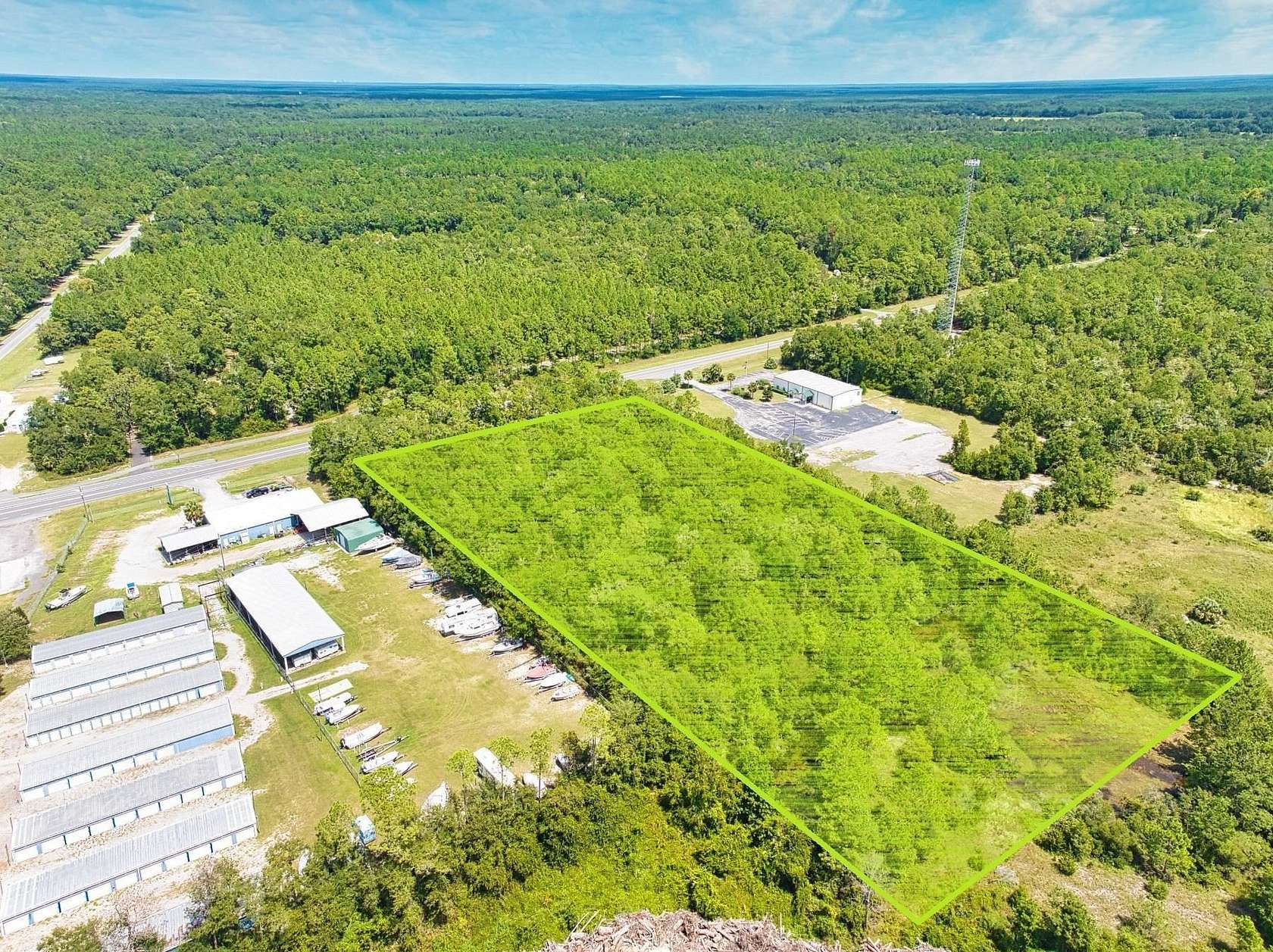 5 Acres of Commercial Land for Sale in Crawfordville, Florida