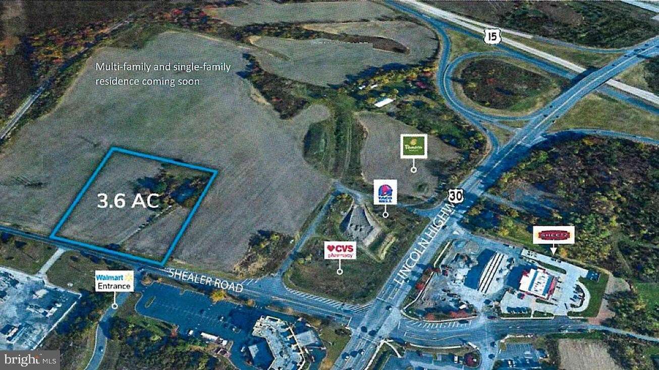 3.6 Acres of Commercial Land for Sale in Gettysburg, Pennsylvania