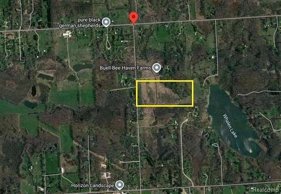 25 Acres of Land for Sale in Fenton, Michigan