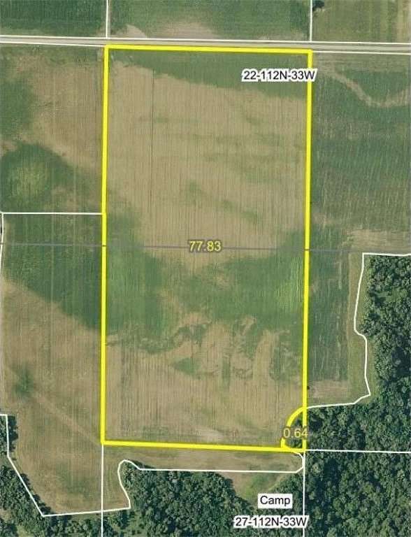 80 Acres of Agricultural Land for Auction in Camp Township, Minnesota