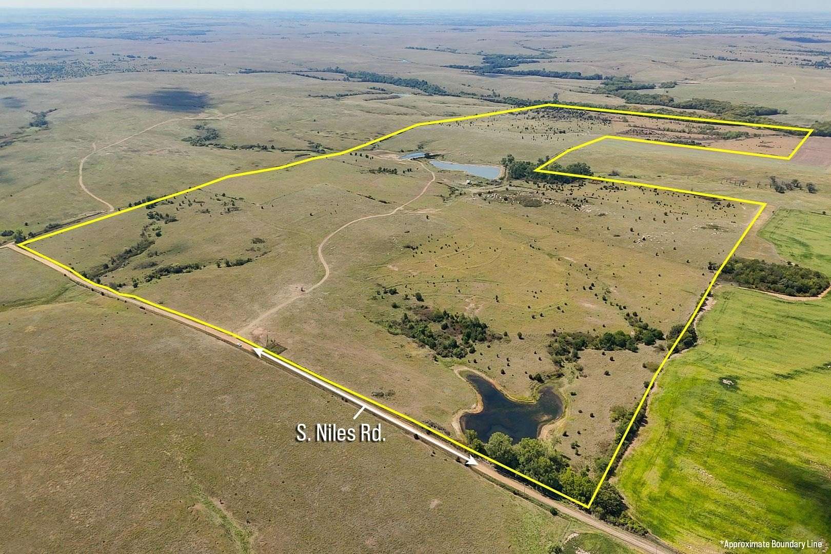 278 Acres of Recreational Land & Farm for Sale in Gypsum, Kansas