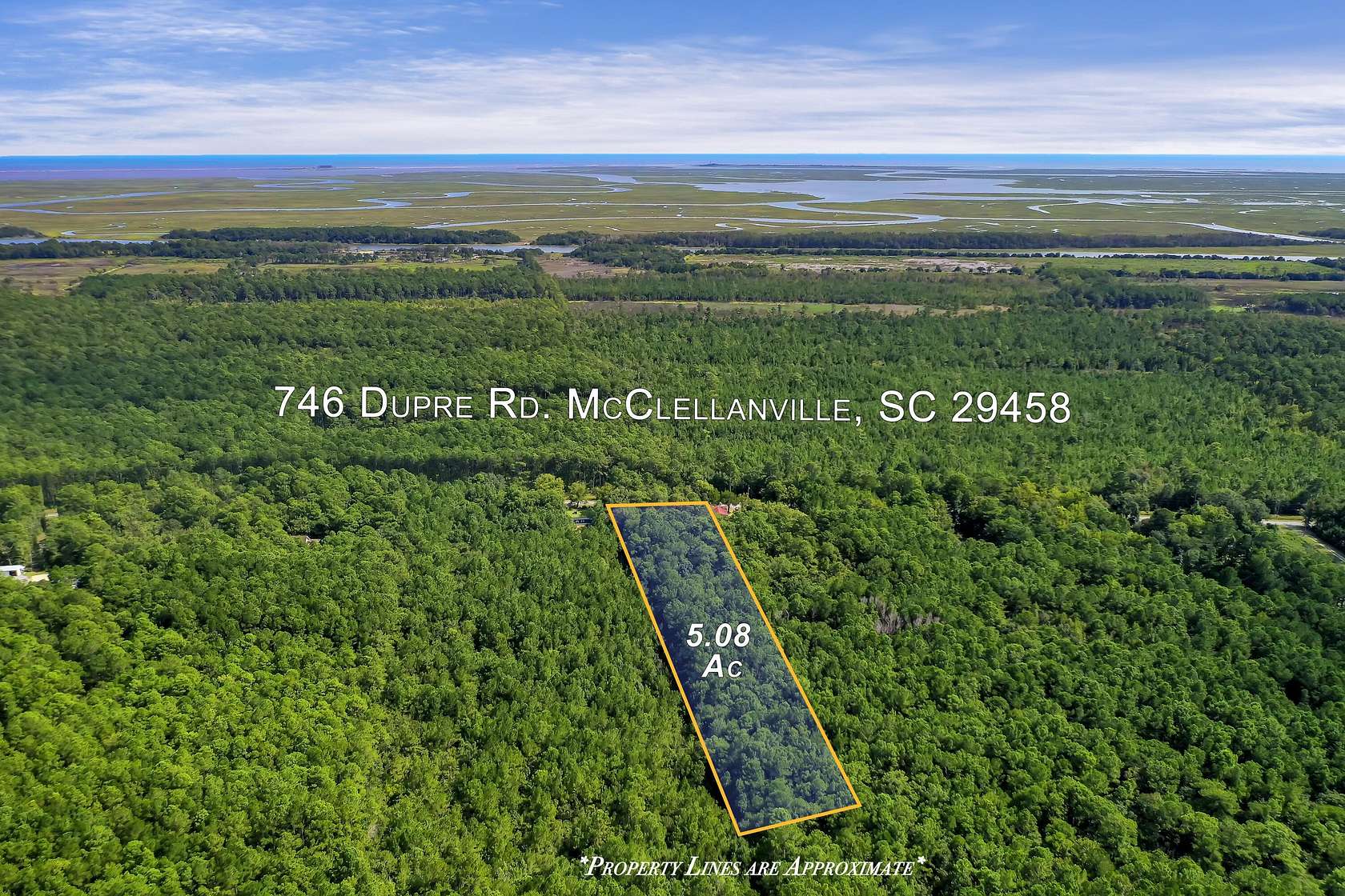 5.08 Acres of Residential Land for Sale in McClellanville, South Carolina