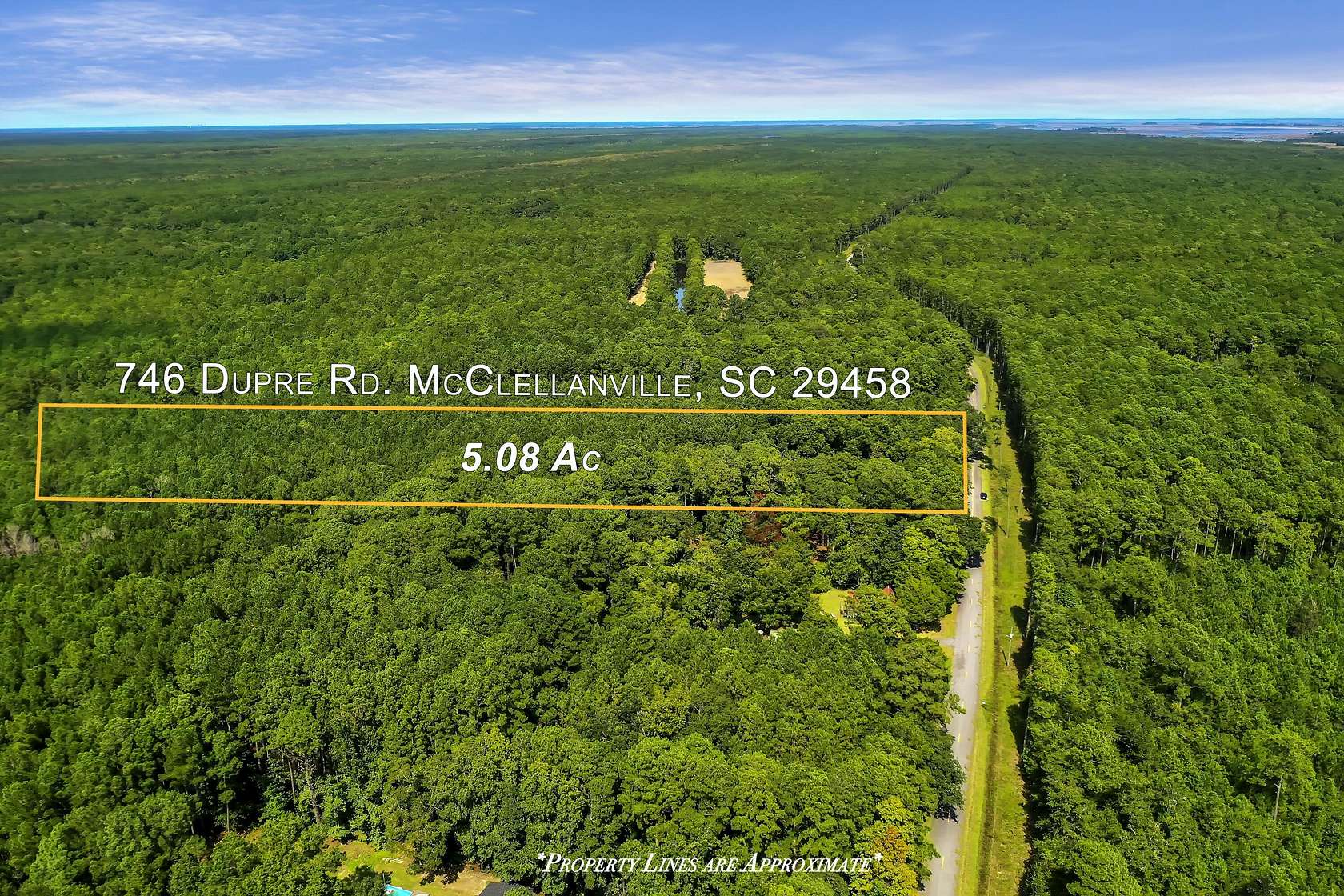 5.08 Acres of Residential Land for Sale in McClellanville, South Carolina