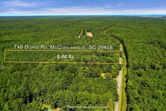 5.08 Acres of Residential Land for Sale in McClellanville, South Carolina