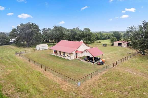 23.745 Acres of Recreational Land with Home for Sale in Sulphur Springs, Texas