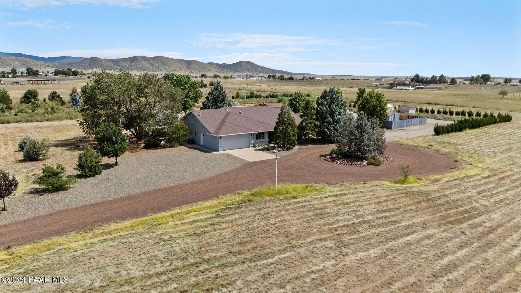 9.69 Acres of Residential Land with Home for Sale in Prescott Valley, Arizona