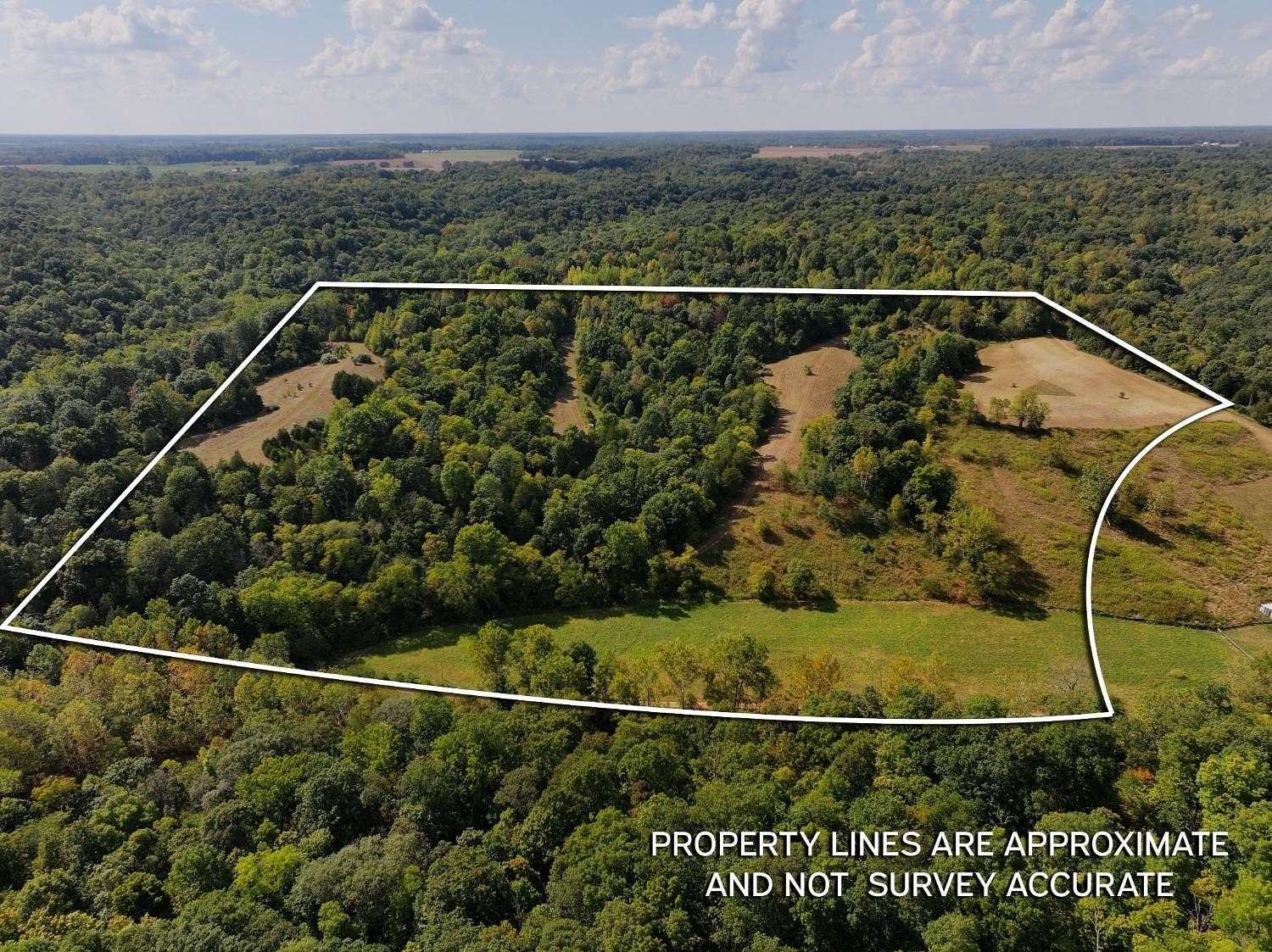 60 Acres of Recreational Land for Sale in Canaan, Indiana