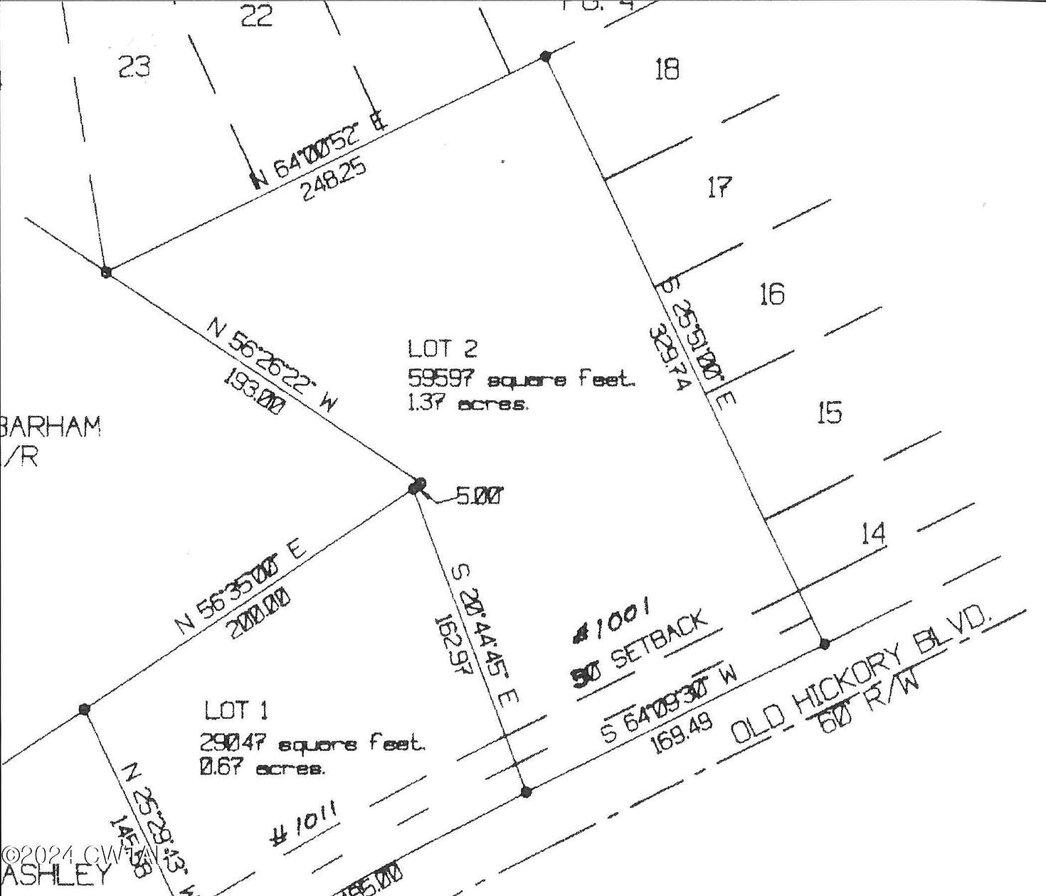 1.37 Acres of Commercial Land for Sale in Jackson, Tennessee