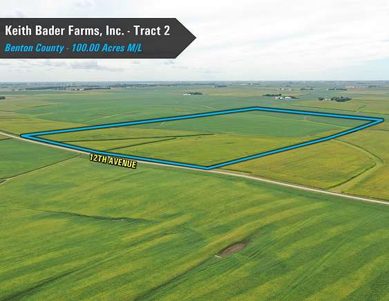 100 Acres of Agricultural Land for Auction in Dysart, Iowa