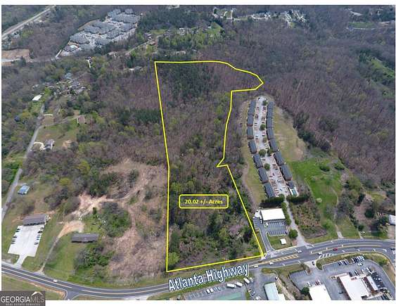 20.02 Acres of Land for Sale in Flowery Branch, Georgia