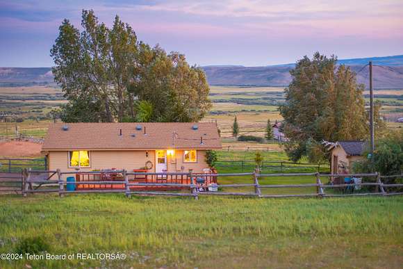 7.72 Acres of Land with Home for Sale in La Barge, Wyoming