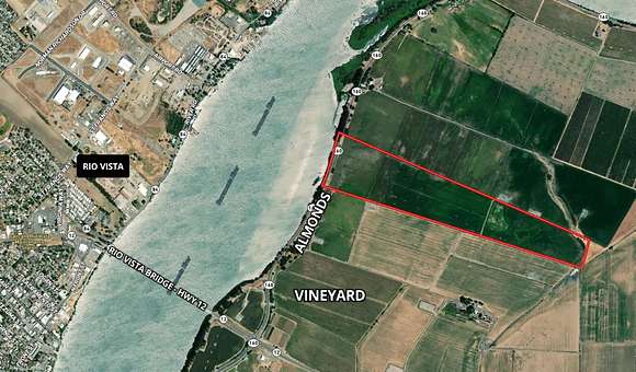 102.01 Acres of Agricultural Land for Sale in Isleton, California