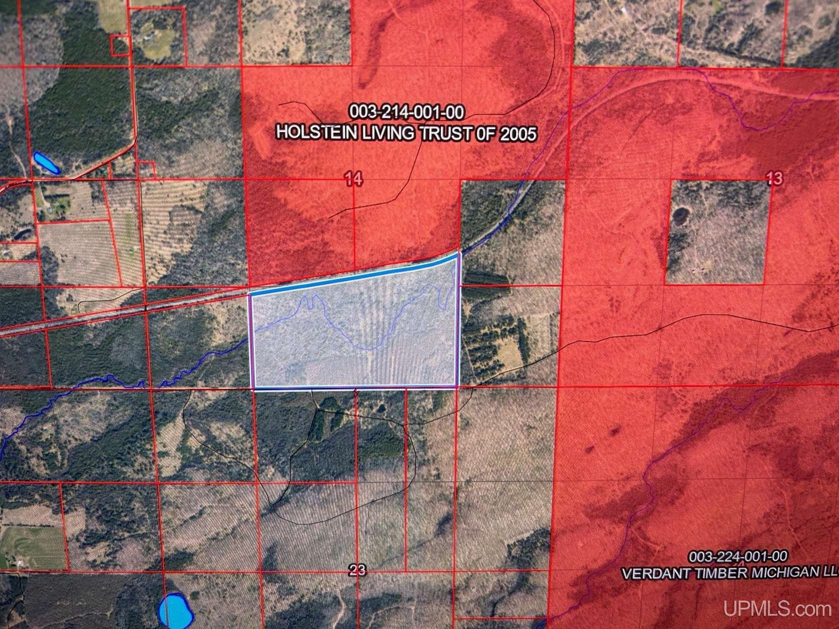 90 Acres of Recreational Land for Sale in Hermansville, Michigan