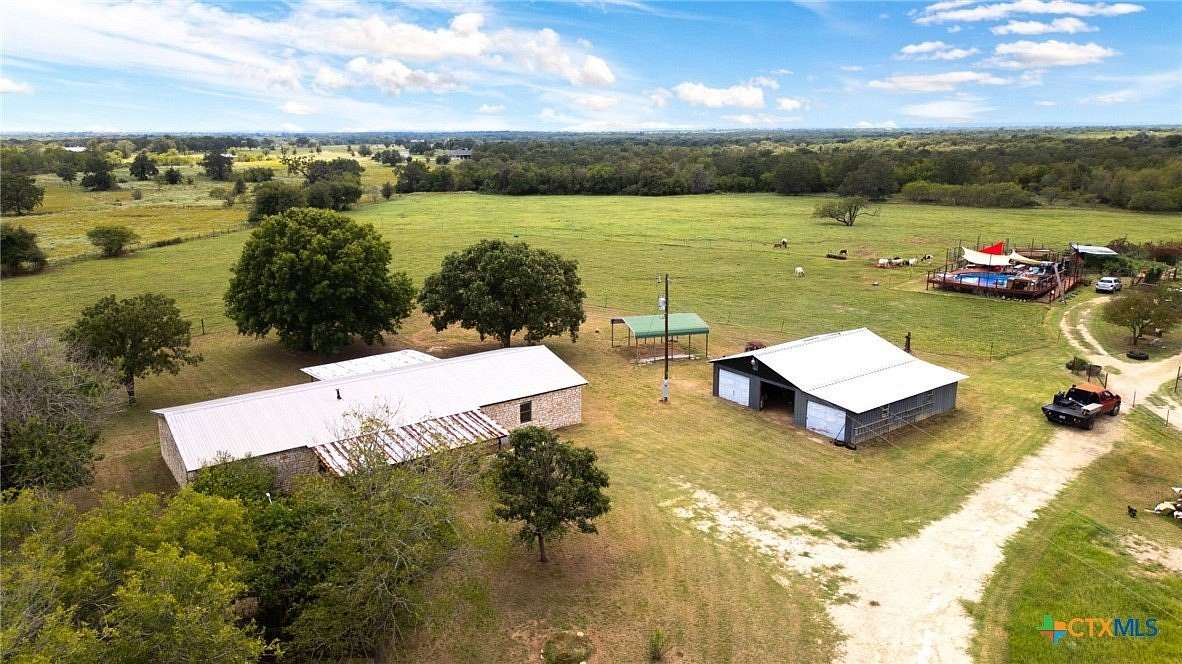 13 Acres of Land with Home for Sale in Luling, Texas