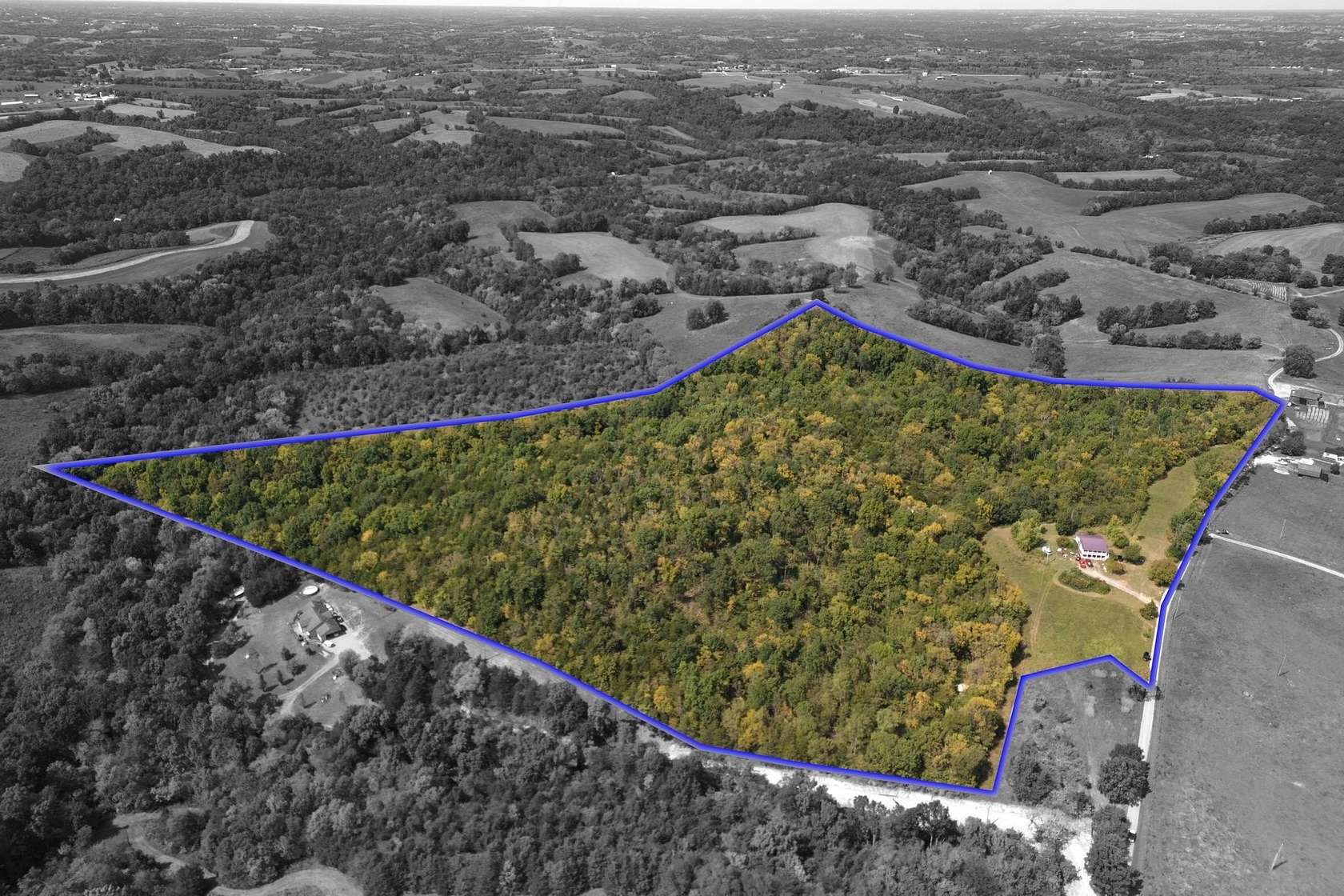 39 Acres of Recreational Land with Home for Sale in Owingsville, Kentucky