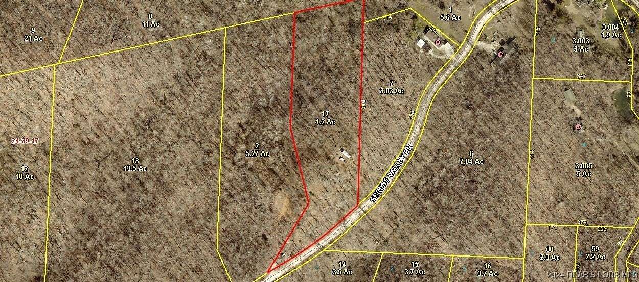 4.2 Acres of Residential Land for Sale in Sunrise Beach, Missouri