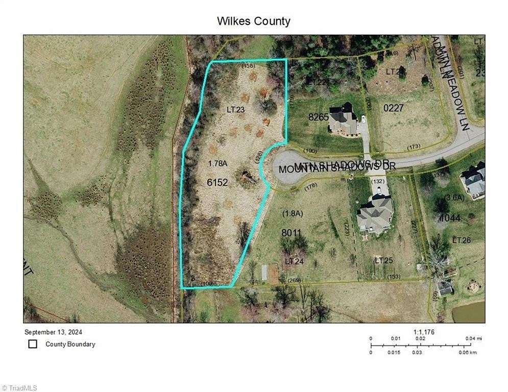 1.78 Acres of Residential Land for Sale in Purlear, North Carolina