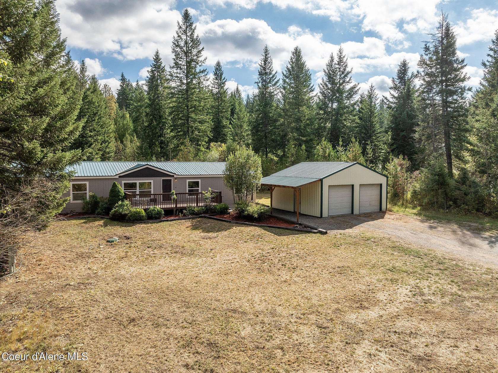 4.77 Acres of Residential Land with Home for Sale in Hayden, Idaho