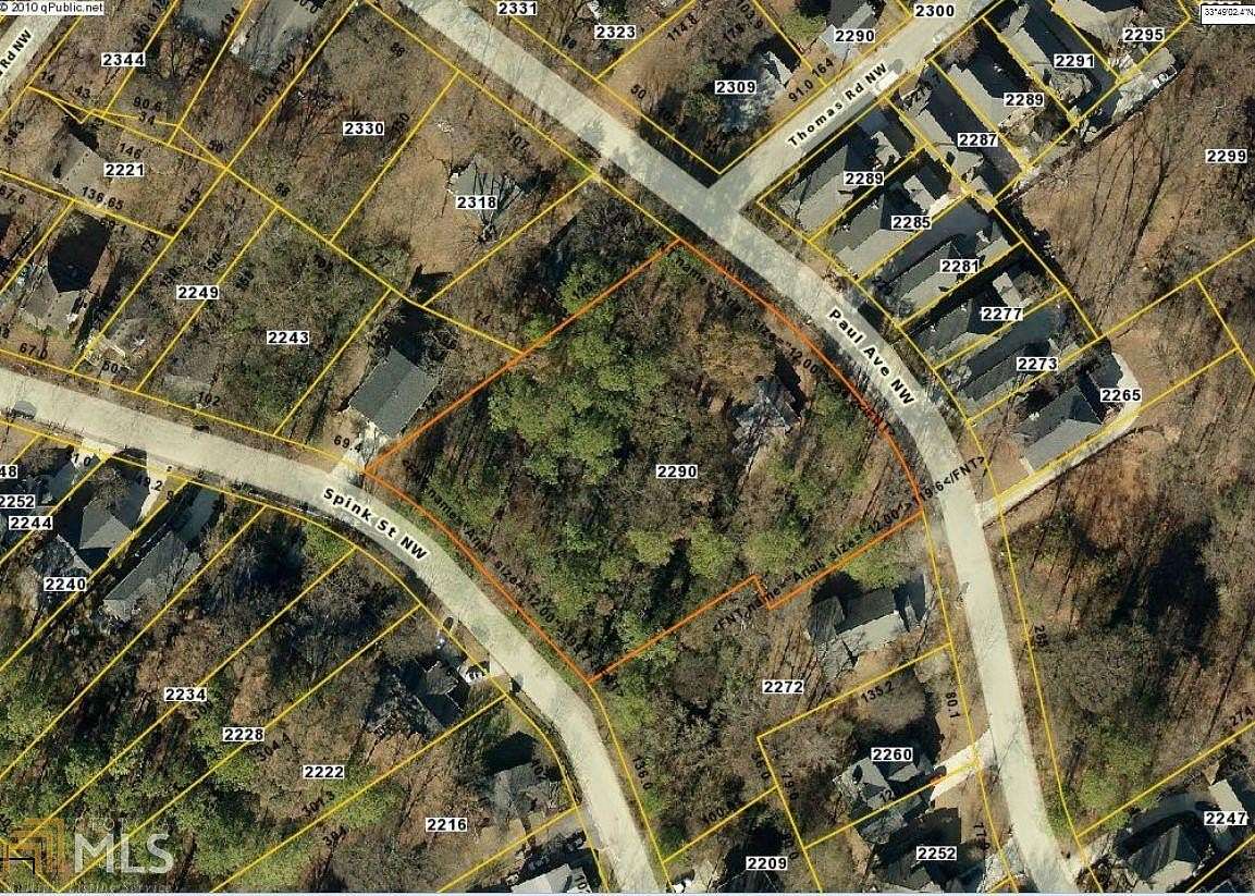 1.334 Acres of Residential Land for Sale in Atlanta, Georgia