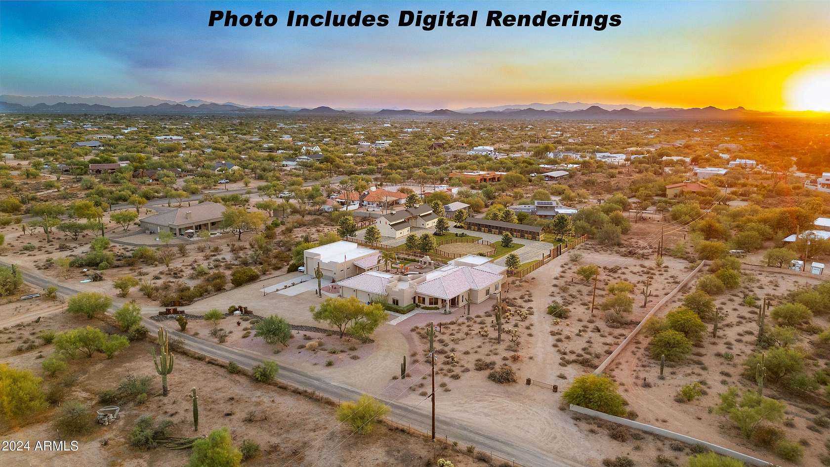 2.5 Acres of Residential Land with Home for Sale in Scottsdale, Arizona