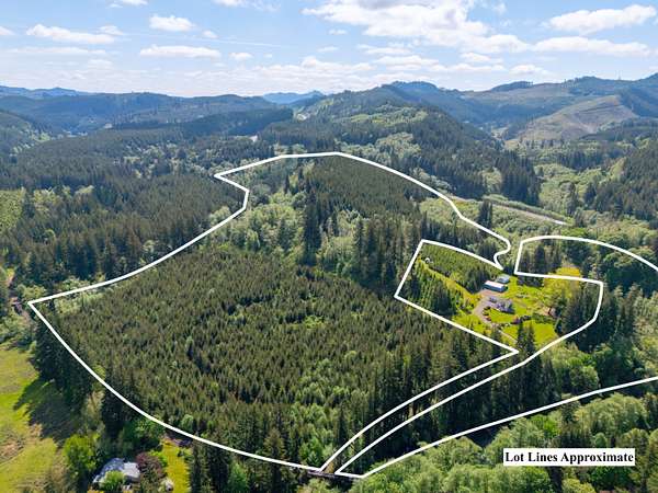 58.9 Acres of Recreational & Residential Land for Sale in Eddyville, Oregon
