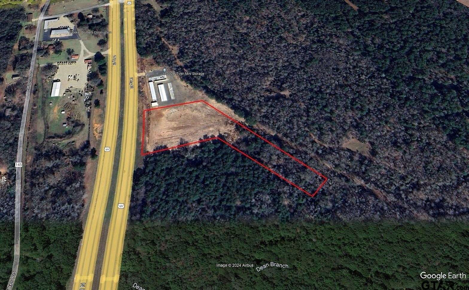 4.5 Acres of Commercial Land for Sale in Tyler, Texas