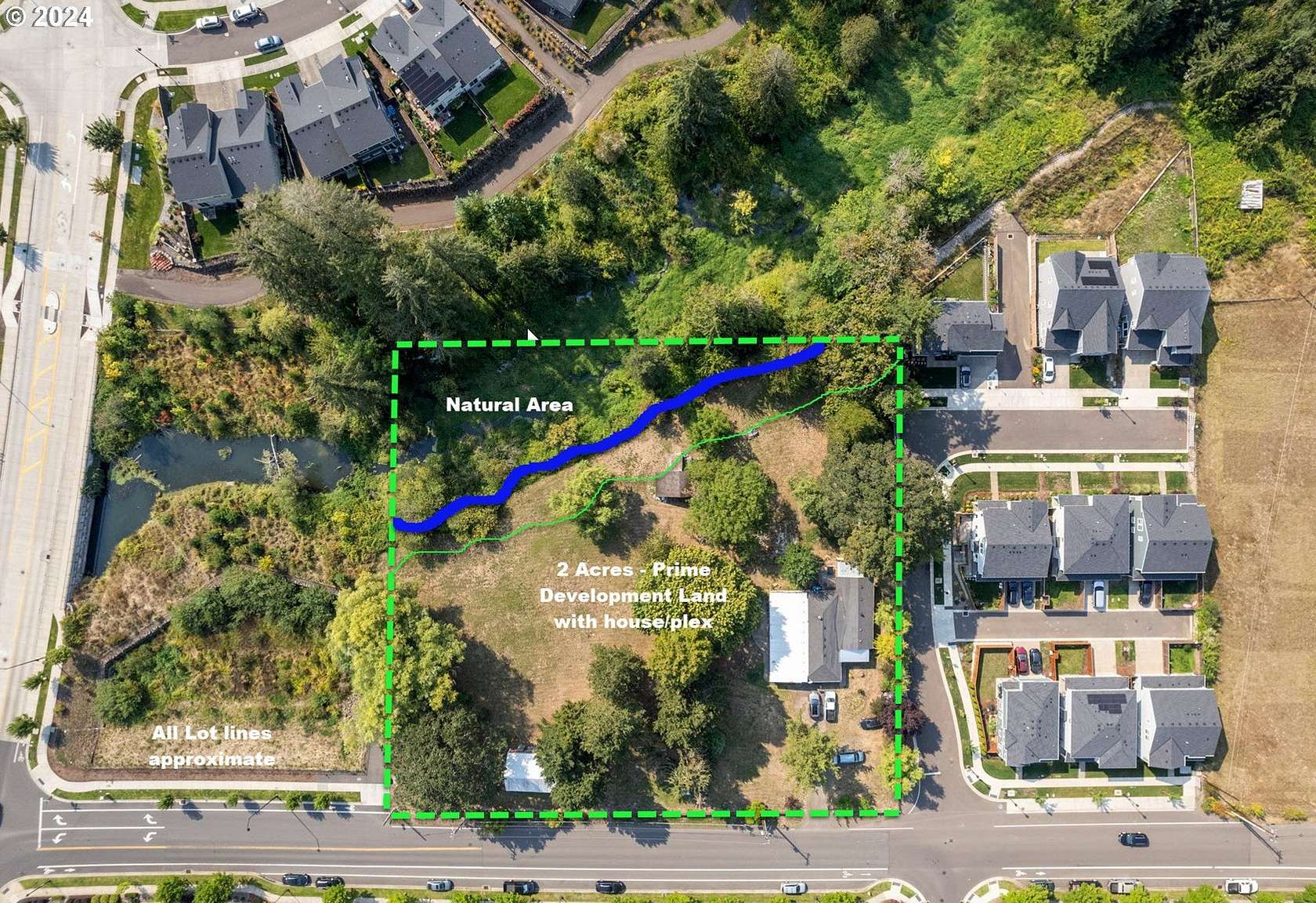 2.07 Acres of Residential Land with Home for Sale in Hillsboro, Oregon