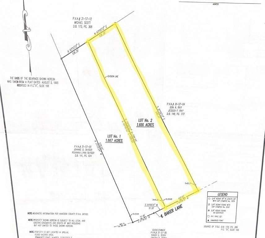 1.66 Acres of Residential Land for Sale in Hawesville, Kentucky