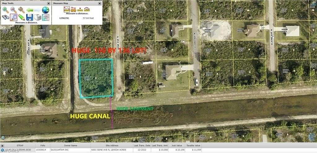 0.252 Acres of Residential Land for Sale in Lehigh Acres, Florida