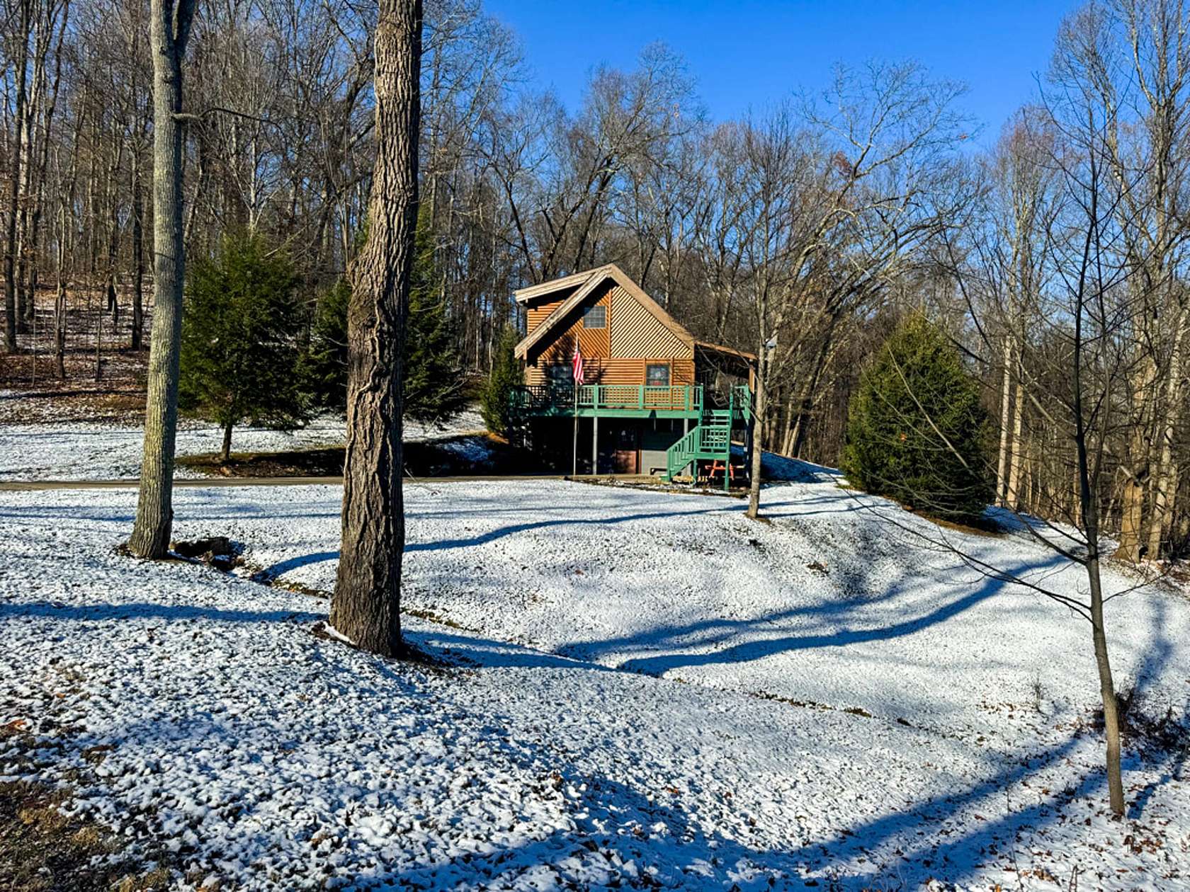 97 Acres of Recreational Land with Home for Sale in Bergholz, Ohio