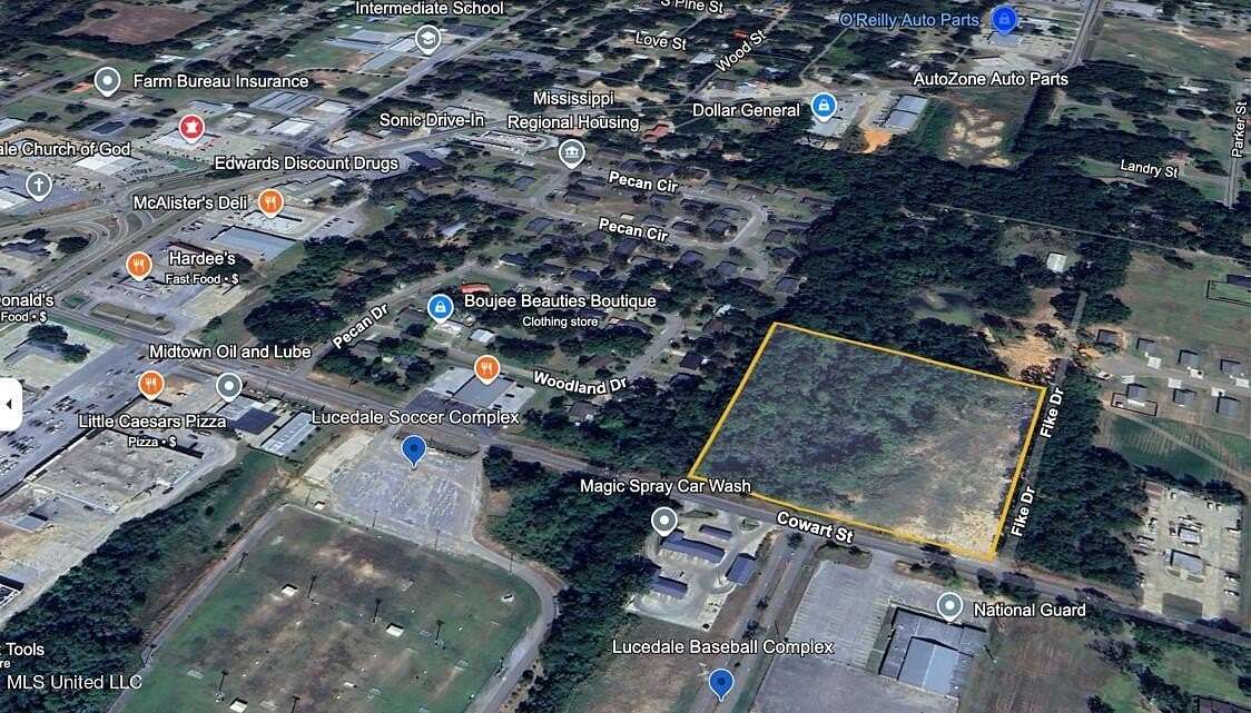 1.9 Acres of Commercial Land for Sale in Lucedale, Mississippi