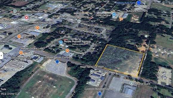 1.9 Acres of Commercial Land for Sale in Lucedale, Mississippi