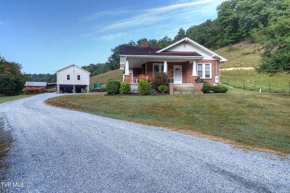 38.9 Acres of Land with Home for Sale in Elizabethton, Tennessee