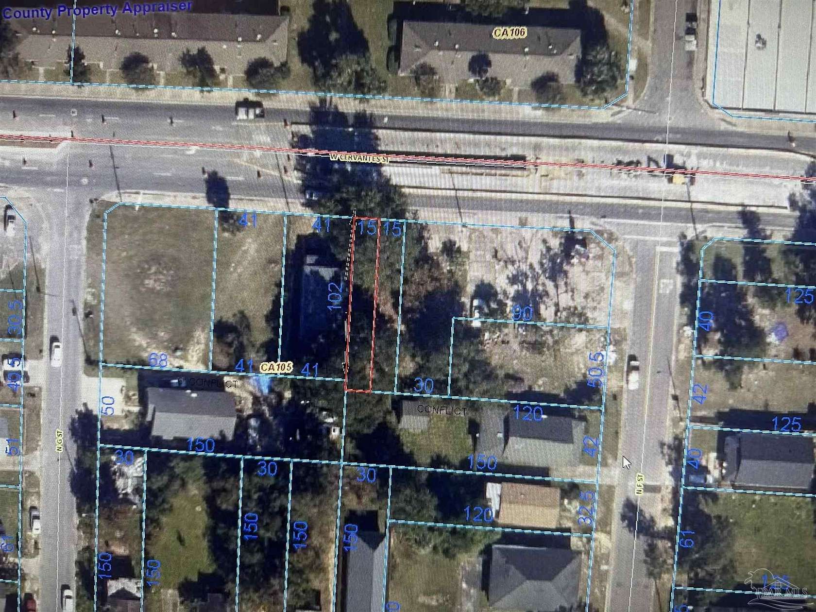 0.036 Acres of Commercial Land for Sale in Pensacola, Florida