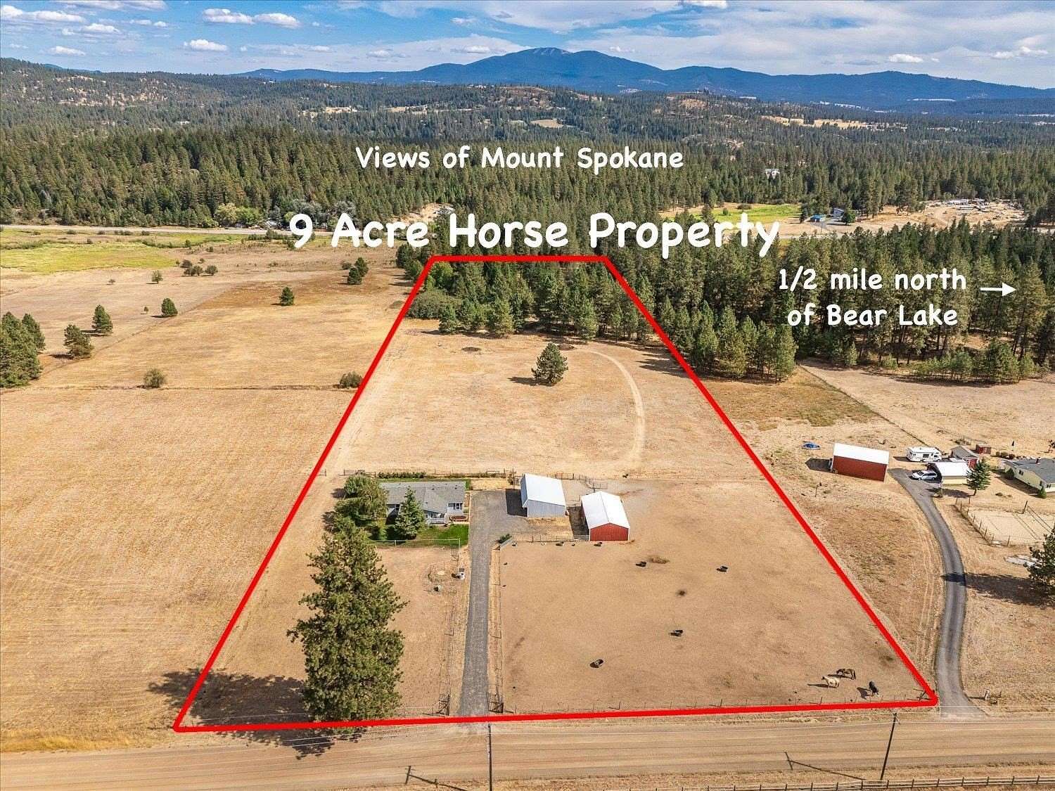 9.21 Acres of Land with Home for Sale in Chattaroy, Washington