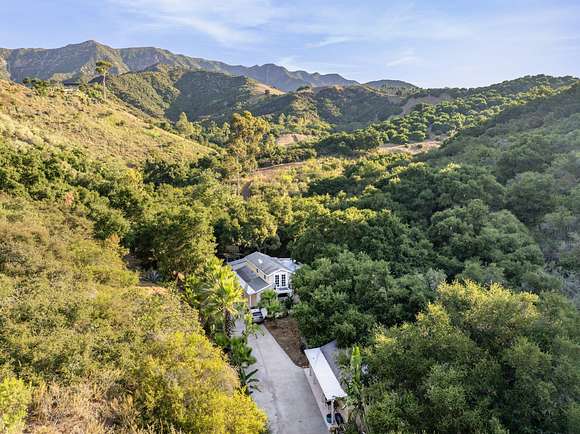 7.4 Acres of Residential Land with Home for Sale in Santa Barbara, California