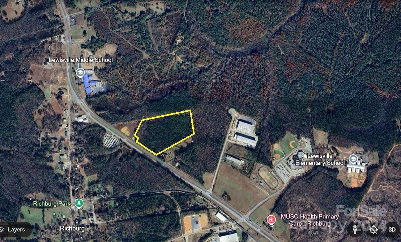 19.3 Acres of Mixed-Use Land for Sale in Richburg, South Carolina