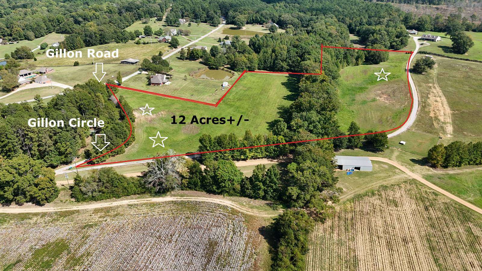 12 Acres of Land for Sale in Grenada, Mississippi