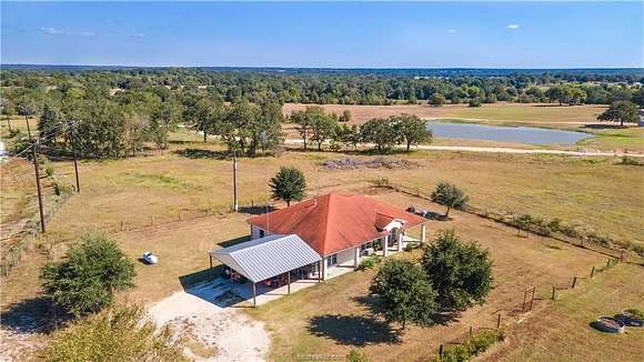 10.72 Acres of Land with Home for Sale in Somerville, Texas