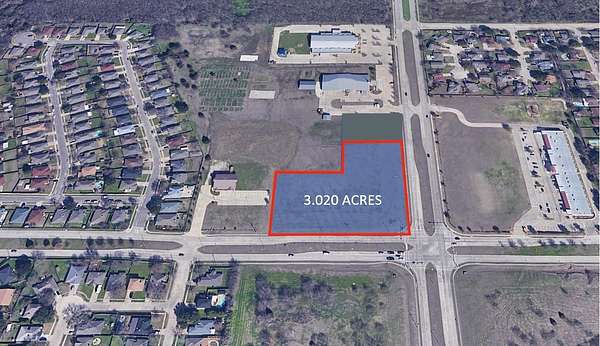 3 Acres of Commercial Land for Sale in Arlington, Texas