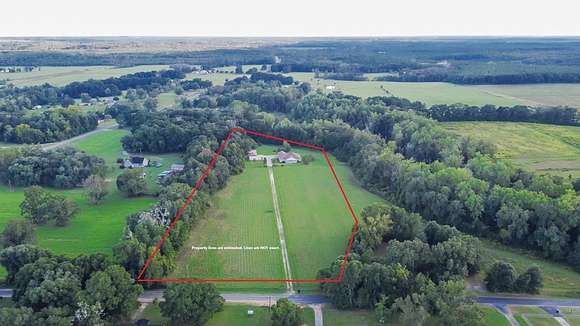 7.51 Acres of Land with Home for Sale in Geneva, Alabama