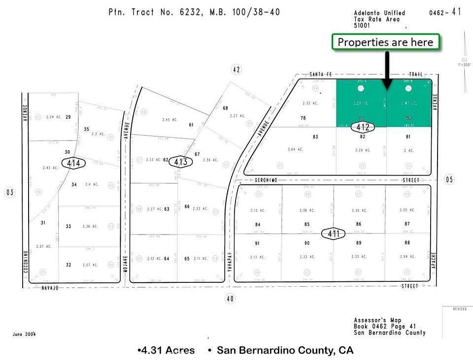 4.31 Acres of Land for Sale in Adelanto, California