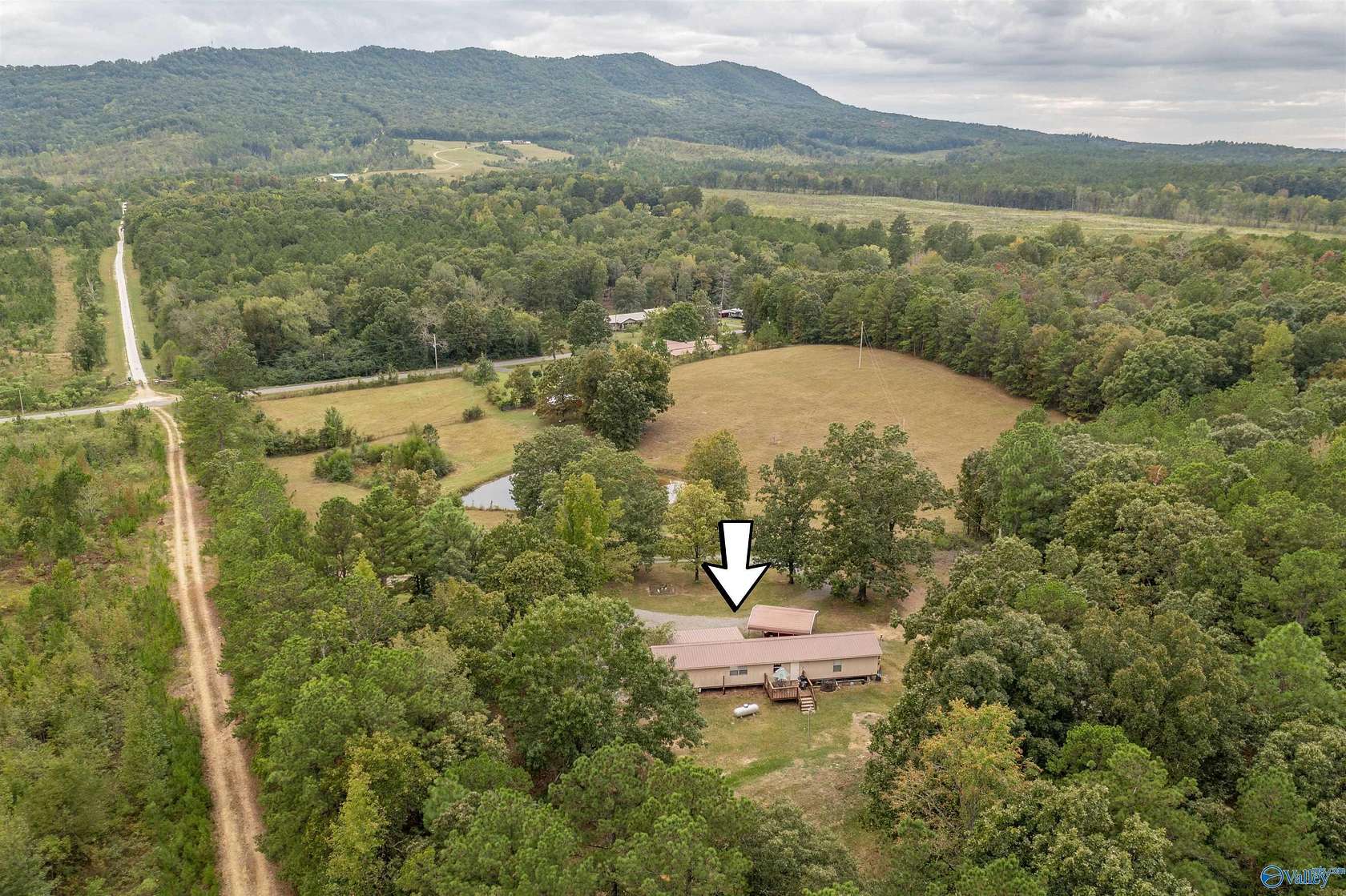 24 Acres of Land with Home for Sale in Piedmont, Alabama