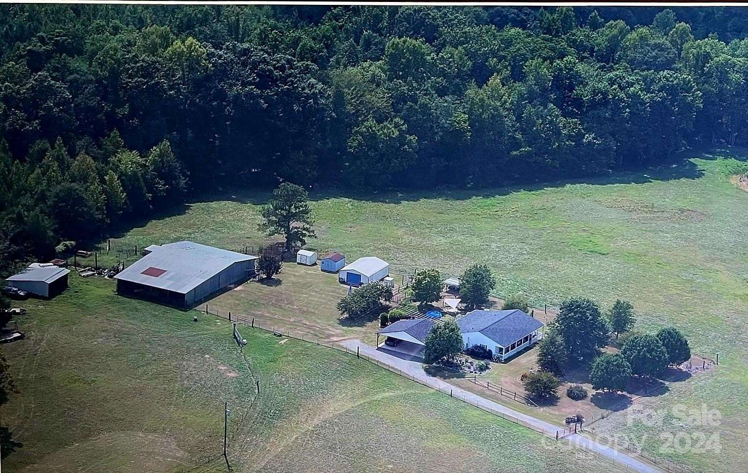 15.76 Acres of Land with Home for Auction in Chester, South Carolina