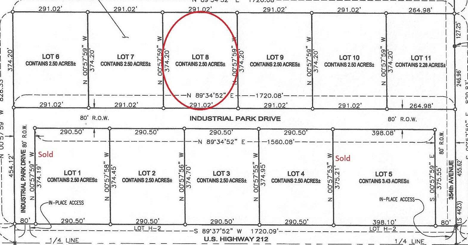 2.5 Acres of Commercial Land for Sale in Faulkton, South Dakota