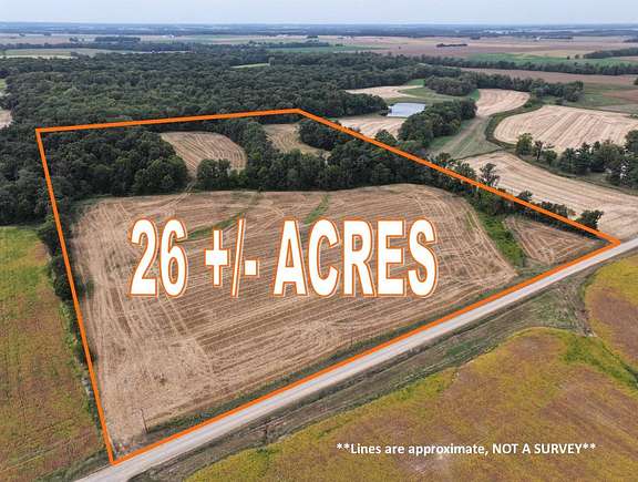 26 Acres of Land for Auction in Mount Carmel, Illinois