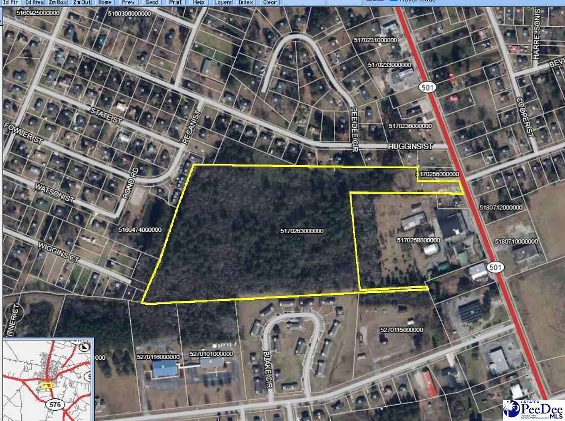 17.12 Acres of Land for Sale in Marion, South Carolina