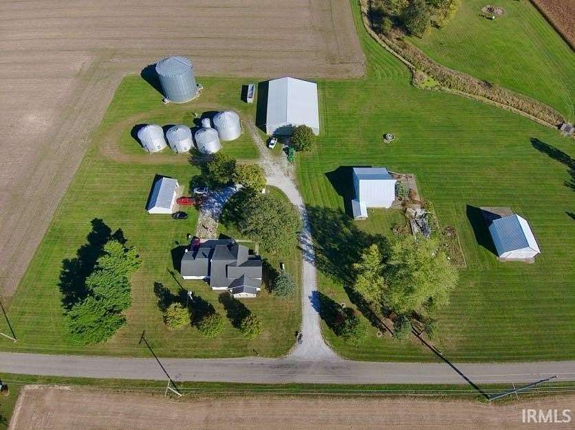 14 Acres of Land with Home for Sale in Summitville, Indiana