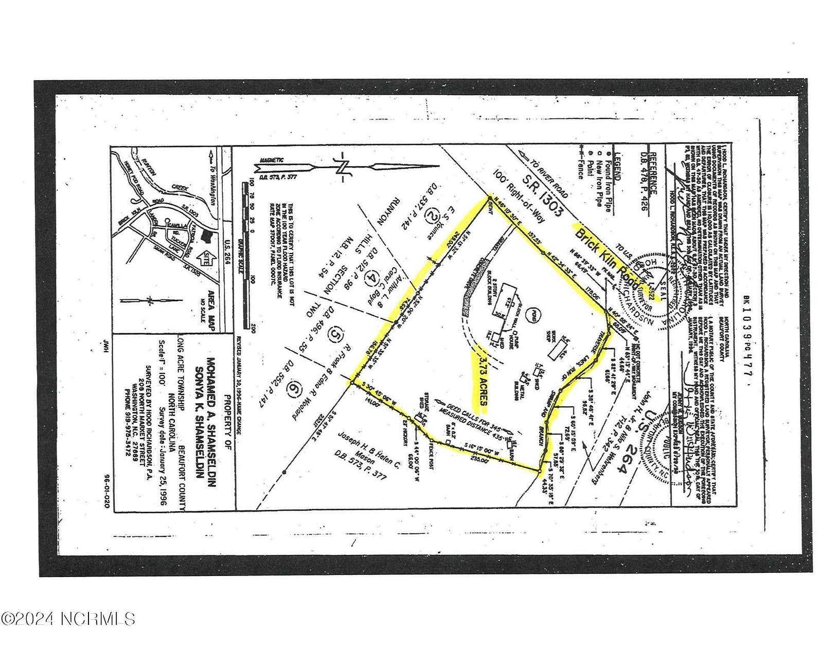 3.73 Acres of Residential Land for Sale in Washington, North Carolina